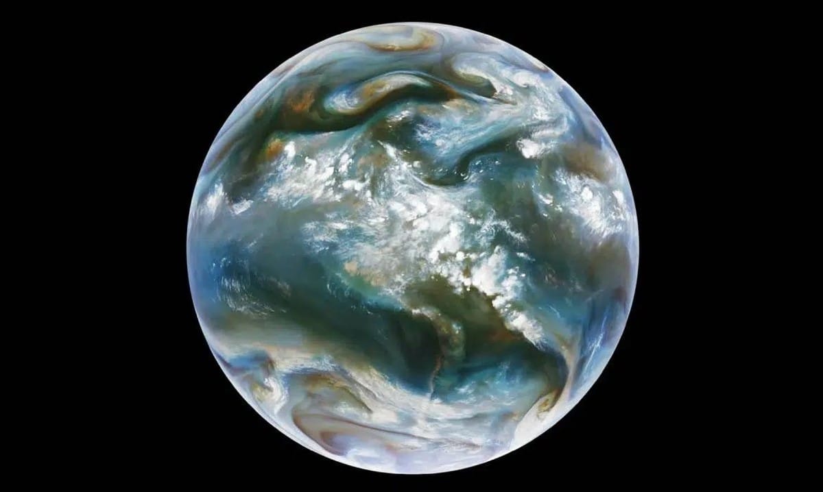 The Camera Is a Weather Satellite 22,000 Miles Up