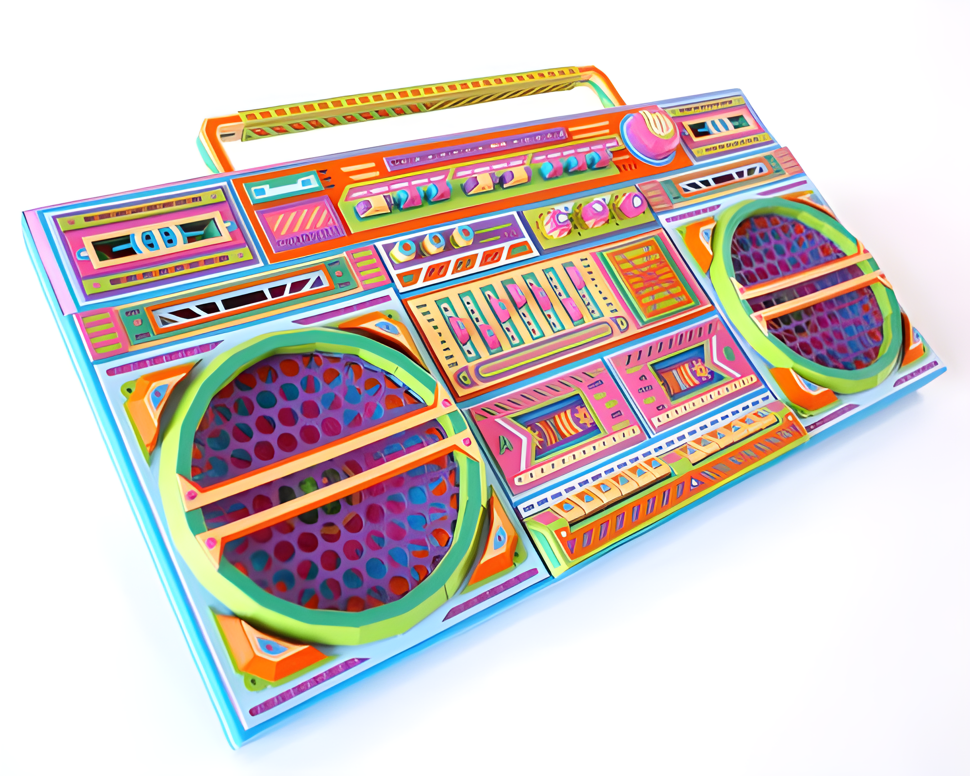 Zim & Zou Turn Boomboxes and Cassette Tapes Into Paper Sculptures